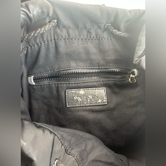 Chloè See by Chloé Vintage Black Nylon Backpack main image 2